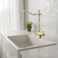 Brassivo 3-Way Kitchen Faucet with Filter Spout