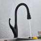 Aurevia Deck Mounted Victorian Style Kitchen Faucet with Pull-Out Spout