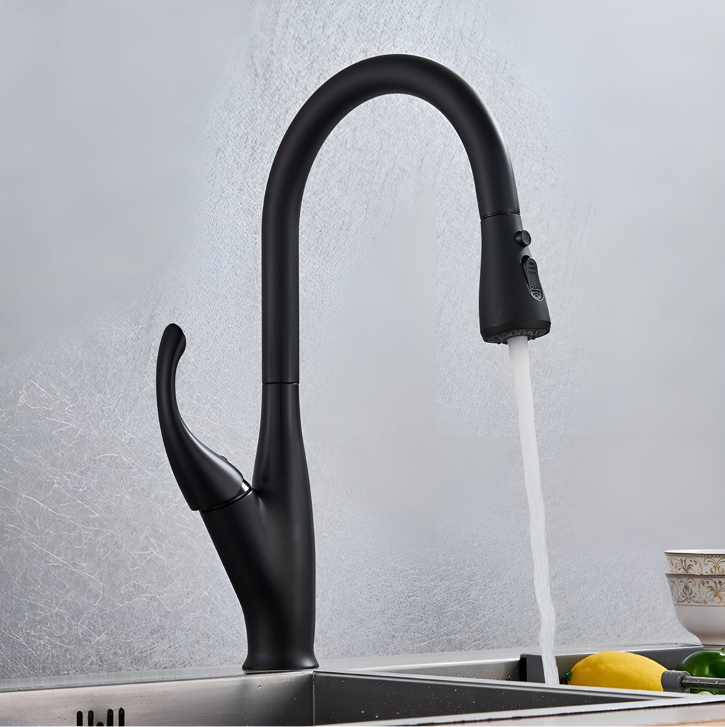 Elara Victorian Style Pull-Out Kitchen Faucet