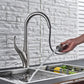 Aurevia Deck Mounted Victorian Style Kitchen Faucet with Pull-Out Spout