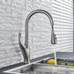 Aurevia Deck Mounted Victorian Style Kitchen Faucet with Pull-Out Spout