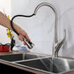 Aurevia Deck Mounted Victorian Style Kitchen Faucet with Pull-Out Spout
