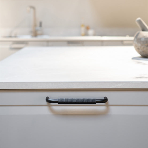 Knurled Aluminum Cabinet Pull Handles and Knobs