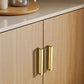 Rounded Rectangular Cabinet Pull Handles for Wine Cabinets