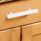 White Stainless Steel T-Bar Cabinet Pulls and Drawer Handles