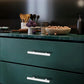 White Stainless Steel T-Bar Cabinet Pulls and Drawer Handles