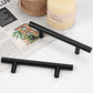 Matte Black Euro-Style Cabinet Bar Pulls