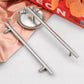 Brushed Nickel Round Bar Cabinet Pulls and Drawer Handles
