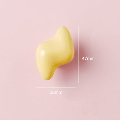 Colorful Ceramic Lightning-Shaped Cabinet Knobs