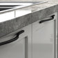 Zinc Alloy Curved Wave Cabinet Handles, Pulls, and Knobs
