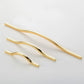 Zinc Alloy Curved Wave Cabinet Handles, Pulls, and Knobs