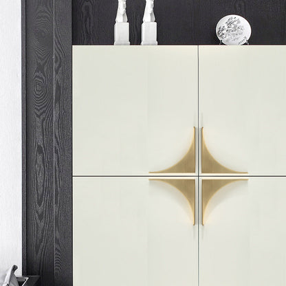 Curved Cabinet Pulls, Zinc Alloy Drawer Handles