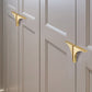 Curved Cabinet Pulls, Zinc Alloy Drawer Handles