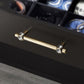 Faceted Crystal Glass Cabinet Pulls and Knobs in Gold