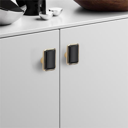 Framed Inset Cabinet Pulls and Knobs for Wardrobes
