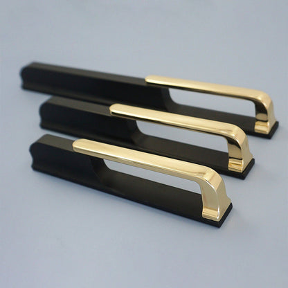 Gold Black Hollow Wardrobe Pulls