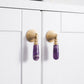 Light luxury Crystal Knob Brass Knobs Kitchen Cabinet Hardware