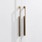 Modern Aluminum Alloy Slimline Gold Cabinet Drawer Handles