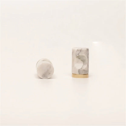 Natural Marble Brass Cabinet Pulls and Knobs
