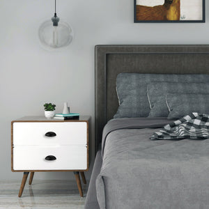 Matte Black Cup Drawer Pulls, 3 Inch Hole Center
