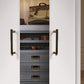 Modern Two-Tone Zinc Alloy Cabinet Pulls and T-Bar Knobs