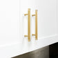 Knurled T-Bar Cabinet Pulls and Drawer Handles