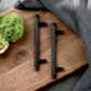 Knurled T-Bar Cabinet Pulls and Drawer Handles