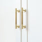 Ribbed Solid Brass Cabinet Pulls and Knobs