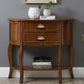 Ribbed Gold Cup Drawer Pulls and Square Cabinet Knobs