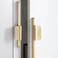 Pair of Modern Gold Cabinet Pulls for Dressers and Cabinets