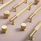 Ribbed Solid Brass Cabinet Pulls and Matching Knobs