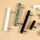 Marble-Look Square Cabinet Pulls and Single-Hole Handles