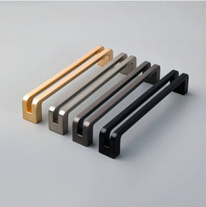 Open-Center Cabinet Pulls and Matching Knobs