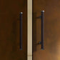 Fashionable Zinc Alloy Leather Drawer Cabinet Handle