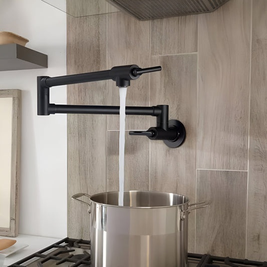 Arlo Wall-Mounted Folding Pot Filler Kitchen Faucet