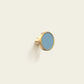 Colorful Leather and Brass Cabinet Pulls and Knobs