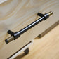 Brass Knurled T-Bar Cabinet Pulls and Drawer Handles