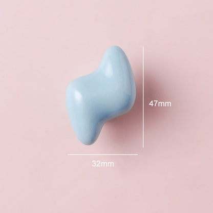Colorful Ceramic Lightning-Shaped Cabinet Knobs