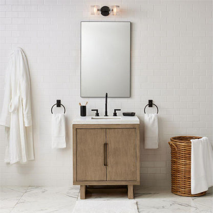 Tivora Minimalist Gooseneck Two-Handle 3-Hole Widespread Bathroom Sink Faucet