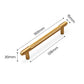 Gold Knurled Cabinet Pulls, Aluminum Alloy Drawer Handles