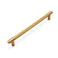 Gold Knurled Cabinet Pulls, Aluminum Alloy Drawer Handles