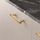 Gold Knurled Cabinet Pulls, Aluminum Alloy Drawer Handles