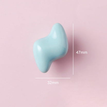 Colorful Ceramic Lightning-Shaped Cabinet Knobs