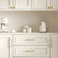 Solid Brass Twisted Cabinet Pulls and Matching Knobs