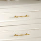 Solid Brass Twisted Cabinet Pulls and Matching Knobs
