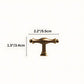 Solid Brass Twisted Cabinet Pulls and Matching Knobs