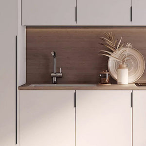 Smooth Aluminum Alloy Cabinet Edge Pulls