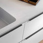 Smooth Aluminum Alloy Cabinet Edge Pulls