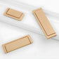 Minimalist Recessed Edge Cabinet Handles for Drawers and Cabinets