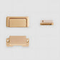 Minimalist Recessed Edge Cabinet Handles for Drawers and Cabinets